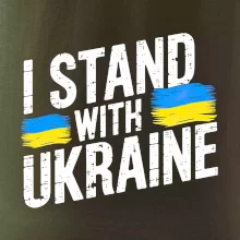I stand with ukraine tiskací nápis