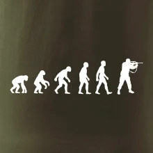 Evoluce vojáka - stojící Evoluce vojáka - stojící