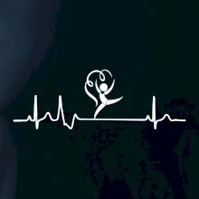 EKG moderní gymnastika stuha