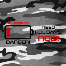 No energy danger need holidays