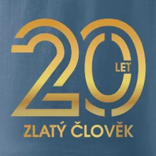 20 let zlatý člověk