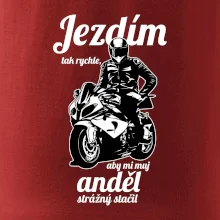 Silniční motorka - jezdím tak rychle, aby mi můj anděl strážný stačil