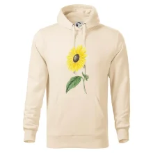 Slunečnice otočená