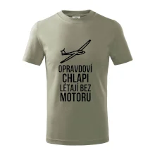 Opravdovi chlapi létají bez motoru