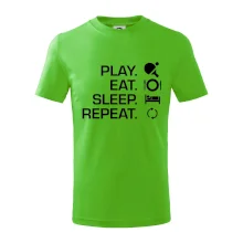Stolní tenis - eat sleep