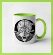 Cestování - hory kompas