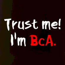Trust me I´m  BcA. / Věř mi jsem BcA.