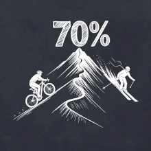 Narozeniny cyklista a lyžař 70