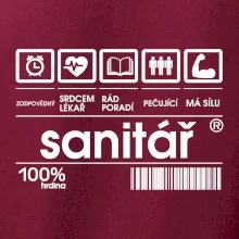 Čárový kód sanitář