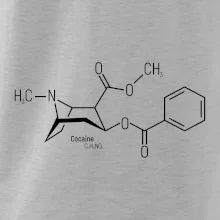 Molekulární struktura Cocaine Kokain
