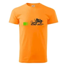 Kombajnista zelená a žlutá
