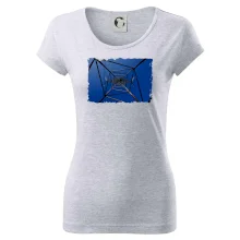 Stožár vysokého napětí zespodu