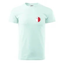 Vlajka Malta kulatá na prso