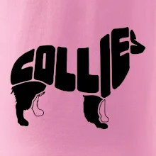 Border kolie písmo v těle