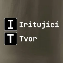 IT Nápis Iritující Tvor