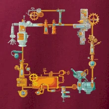 Steampunk barevná sestava