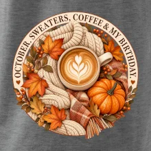 October sweaters coffee my birthday podzimní káva a svetr