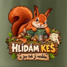 Hlídám keš veverka s pokladem