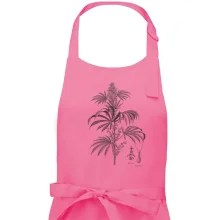 Konopí kytka černobílá