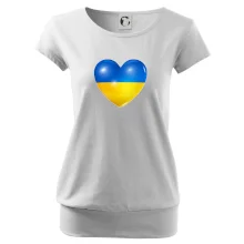 Ukrajina srdce vlajka