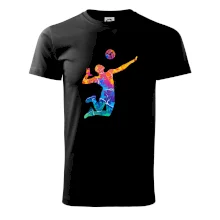 Volejbalista splash s míčem