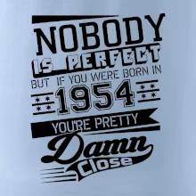 Nobody is perfect - 1954