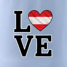 Love Rakouská vlajka