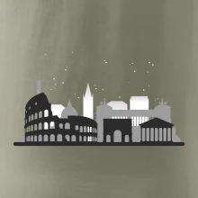 Řím silueta památky