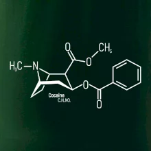 Molekulární struktura Cocaine Kokain