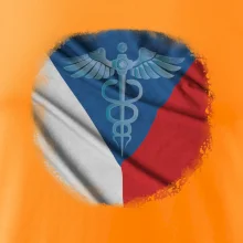 Hrdinové zdravotnictví - Česká vlajka (Pecka design)