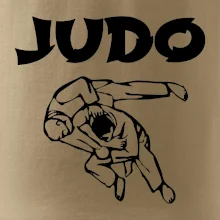 Judo nápis + postavy