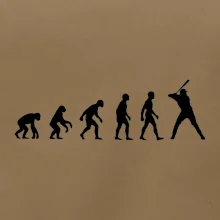 Evoluce baseball pálkař nápřah