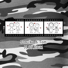 Svatební den - váš nápis (Hana-creative)