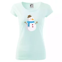 Sněhulák se šálou