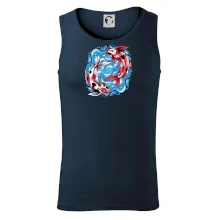 Yin & Yang Koi kapr - červený Yin & Yang Koi kapr - červený