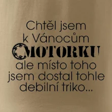 Chtěl jsem dostat motorku - Vánoce