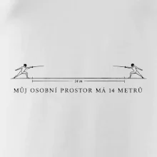Můj osobní prostor má 14 metrů