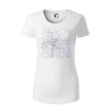Praha - Mapa s vodními toky Praha - Mapa s vodními toky