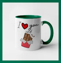 I love you and chocolate