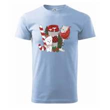 Vánoce, víno a sněhulák