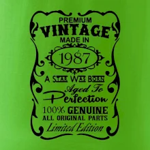 Vintage Etiketa - 1987