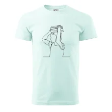 Student a kniha jedním tahem