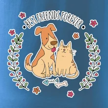 Kočka a pes best friends