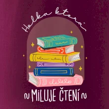 Holka, která miluje čtení
