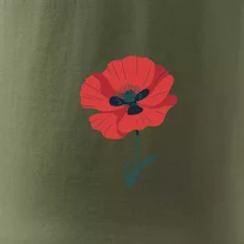 Vlčí mák kreslený velký