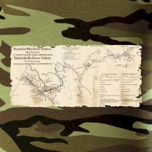 Mapa Báňské dráhy z Moravské Ostravy do Doubravy