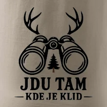 Jdu tam kde je klid dalekohled a paroží