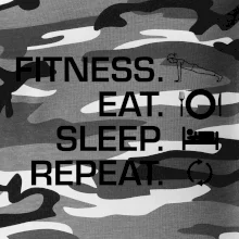 Fitness Eat Sleep Repeat