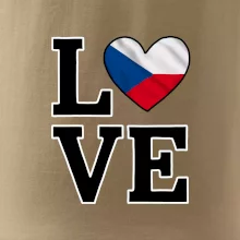 Love Česká vlajka