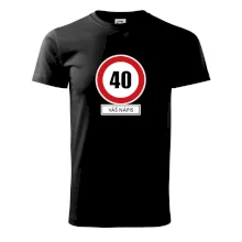 Dopravní značka - rychlost 40 - váš nápis
